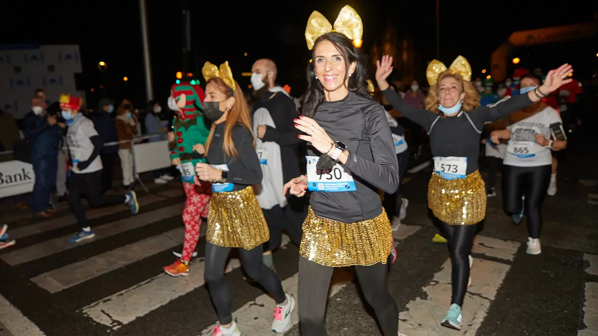 XXXVIII edición de la San Silvestre de Pamplona 2021 en categoría absoluta. IÑIGO ALZUGARAY