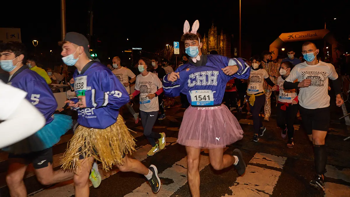 XXXVIII edición de la San Silvestre de Pamplona 2021 en categoría absoluta. IÑIGO ALZUGARAY