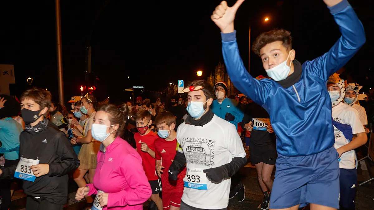 XXXVIII edición de la San Silvestre de Pamplona 2021 en categoría absoluta. IÑIGO ALZUGARAY