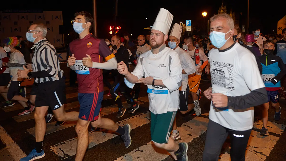 XXXVIII edición de la San Silvestre de Pamplona 2021 en categoría absoluta. IÑIGO ALZUGARAY