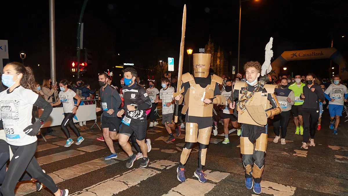 XXXVIII edición de la San Silvestre de Pamplona 2021 en categoría absoluta. IÑIGO ALZUGARAY