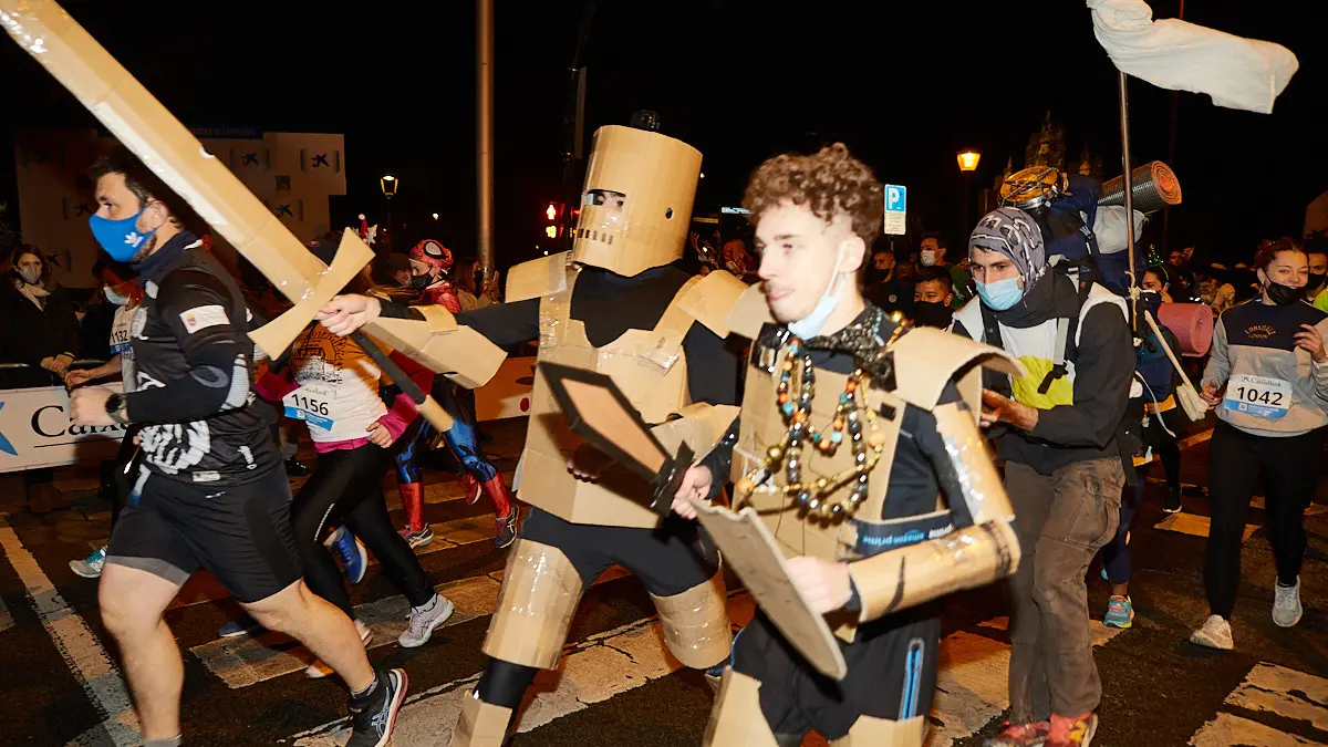 XXXVIII edición de la San Silvestre de Pamplona 2021 en categoría absoluta. IÑIGO ALZUGARAY