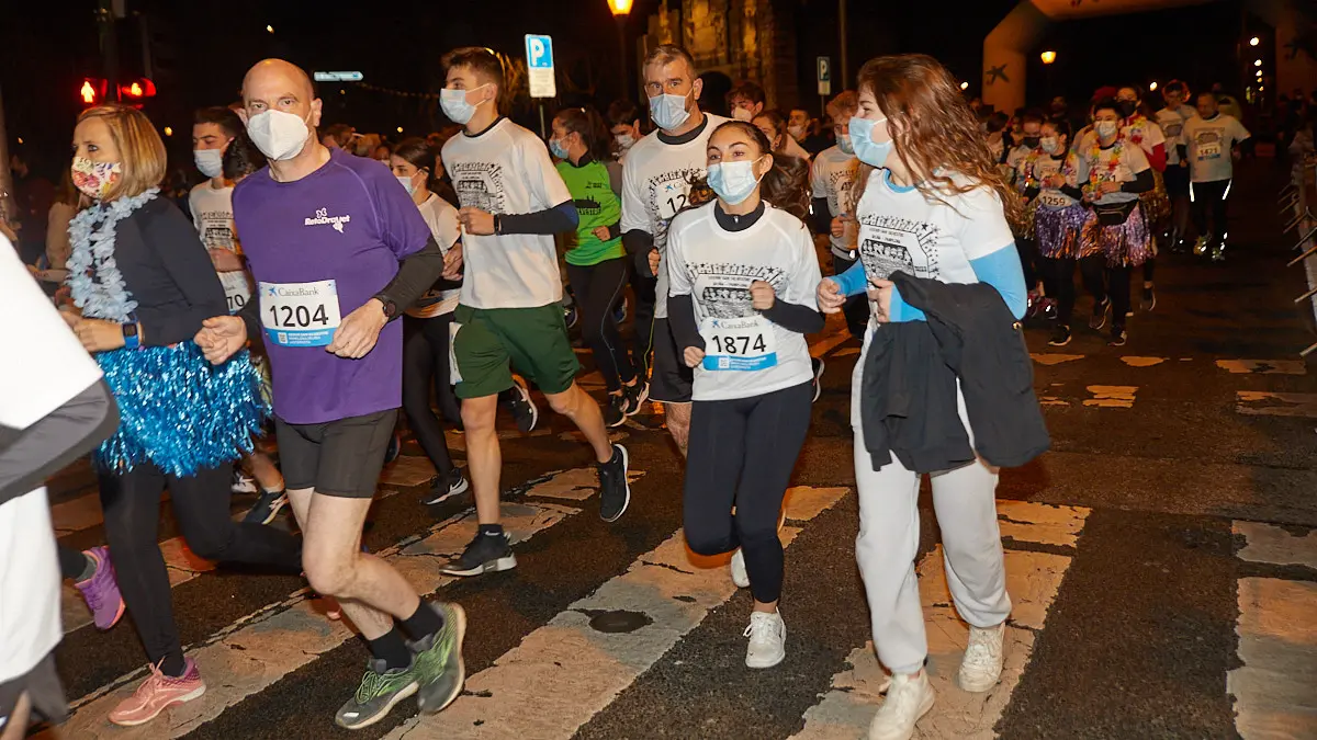 XXXVIII edición de la San Silvestre de Pamplona 2021 en categoría absoluta. IÑIGO ALZUGARAY