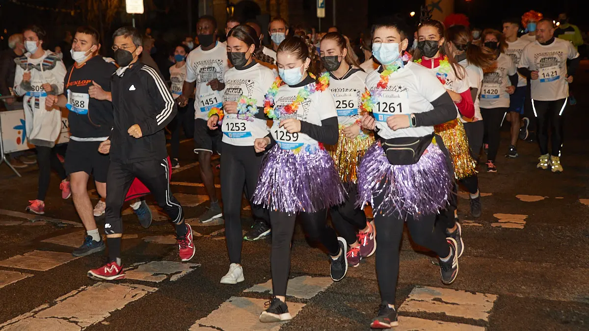 XXXVIII edición de la San Silvestre de Pamplona 2021 en categoría absoluta. IÑIGO ALZUGARAY