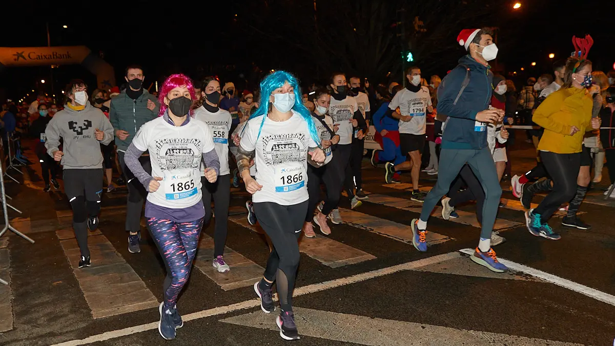 XXXVIII edición de la San Silvestre de Pamplona 2021 en categoría absoluta. IÑIGO ALZUGARAY