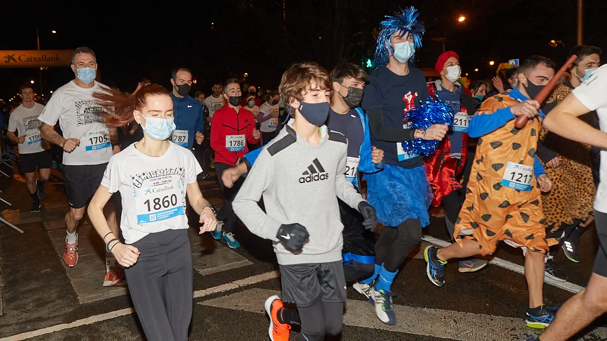 XXXVIII edición de la San Silvestre de Pamplona 2021 en categoría absoluta. IÑIGO ALZUGARAY