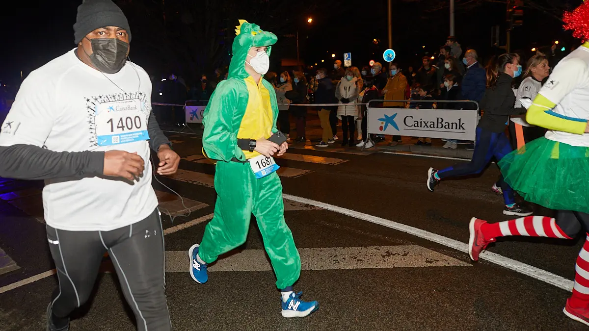 XXXVIII edición de la San Silvestre de Pamplona 2021 en categoría absoluta. IÑIGO ALZUGARAY
