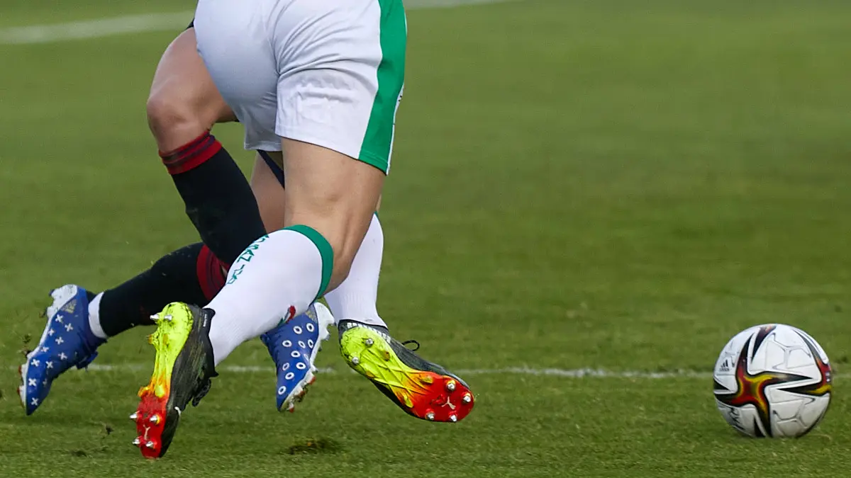 Partido de fútbol correspondiente al grupo 2 de la Segunda RFEF entre Osasuna Promesas y AD San Juan disputado en las instalaciones de Tajonar. IÑIGO ALZUGARAY