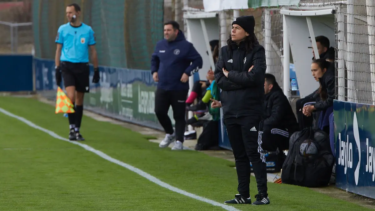 Partido de la Segunda División Femenina de Fútbol entre Osasuna y Levante Las Planas disputado en las instalaciones de Tajonar. IÑIGO ALZUGARAY