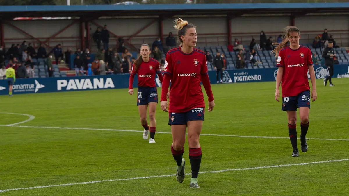 Partido de la Segunda División Femenina de Fútbol entre Osasuna y Levante Las Planas disputado en las instalaciones de Tajonar. IÑIGO ALZUGARAY