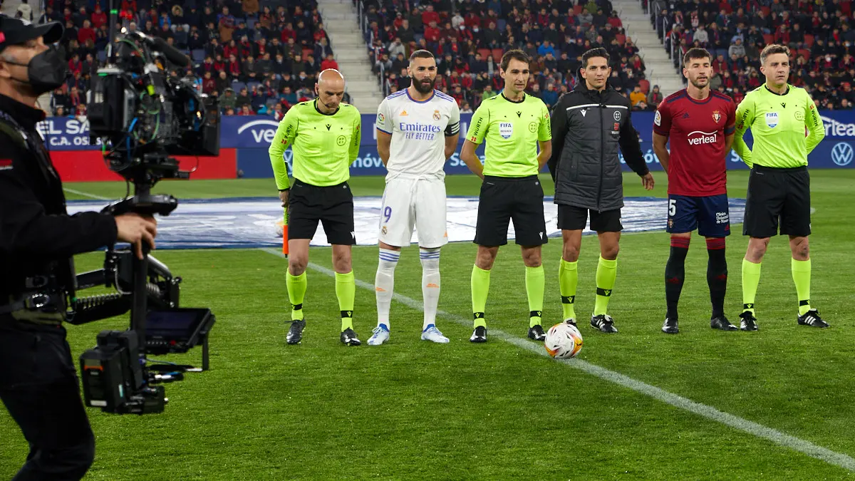 Partido de La Liga Santander entre Osasuna y Real Madrid disputado en el estadio de El Sadar. IÑIGO ALZUGARAY