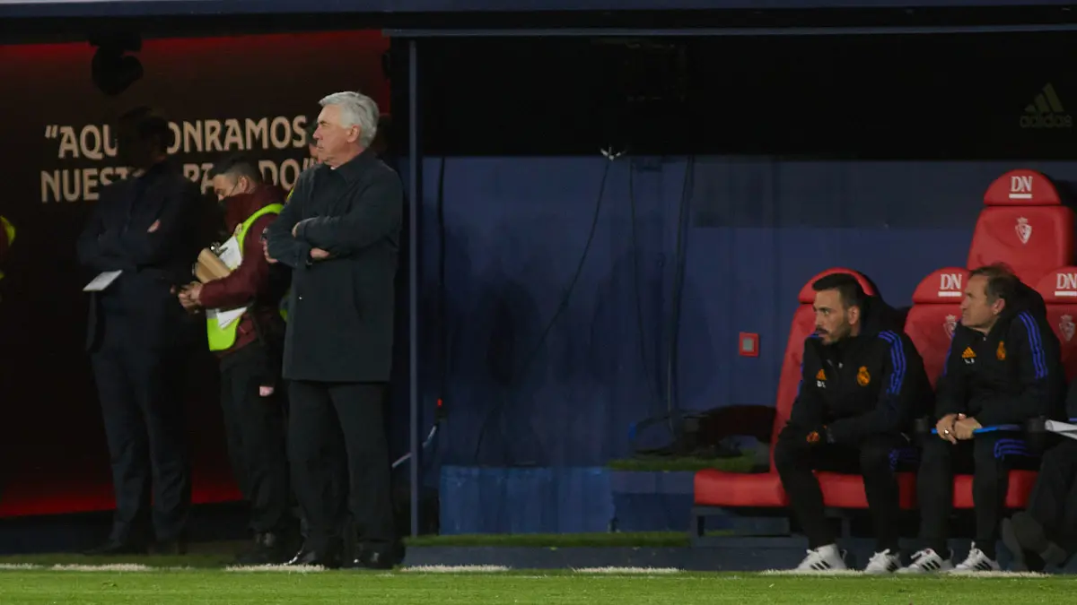 Partido de La Liga Santander entre Osasuna y Real Madrid disputado en el estadio de El Sadar. IÑIGO ALZUGARAY
