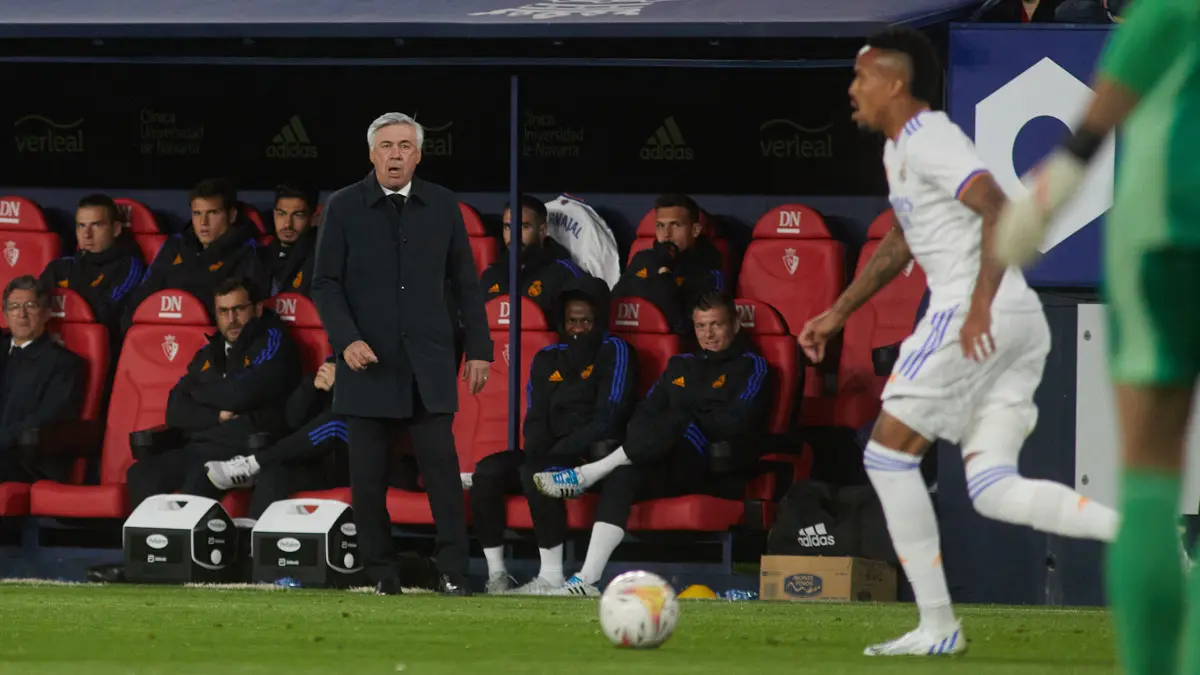 Partido de La Liga Santander entre Osasuna y Real Madrid disputado en el estadio de El Sadar. IÑIGO ALZUGARAY
