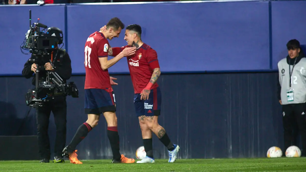 Partido de La Liga Santander entre Osasuna y Real Madrid disputado en el estadio de El Sadar. IÑIGO ALZUGARAY