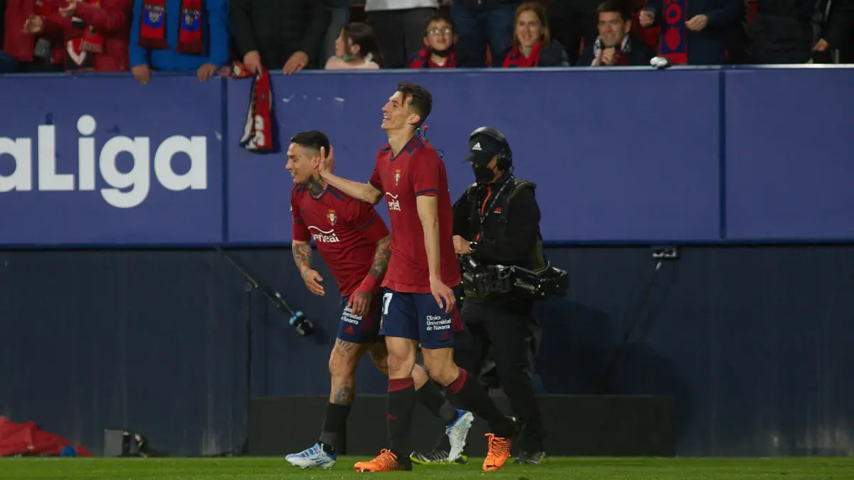 Partido de La Liga Santander entre Osasuna y Real Madrid disputado en el estadio de El Sadar. IÑIGO ALZUGARAY