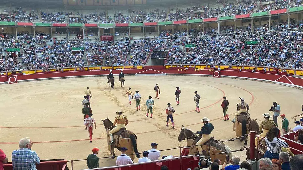 Paseillo de la novillada de la Feria del Toro de San Ferm&iacute;n en Pamplona. NAVARRA.COM