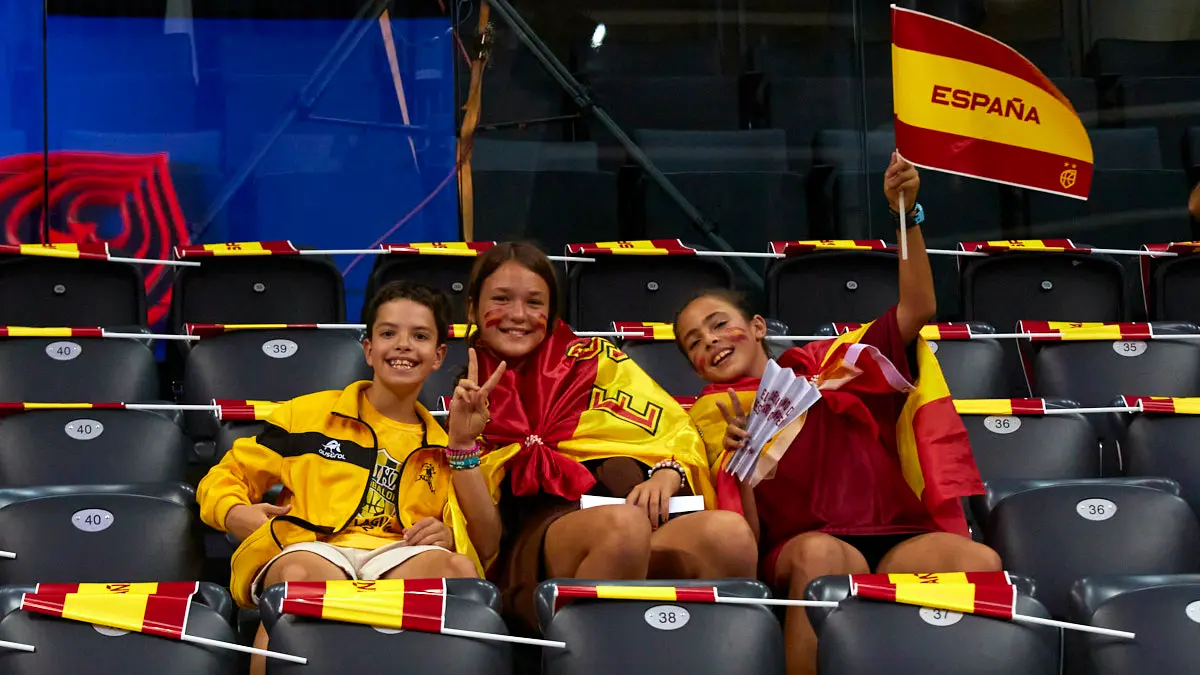 Partido entre las selecciones de baloncesto de España e Islandia correspondiente a la fase de clasificación para el Mundial de 2023 disputado en el pabellón Navarra Arena de Pamplona. IÑIGO ALZUGARAY