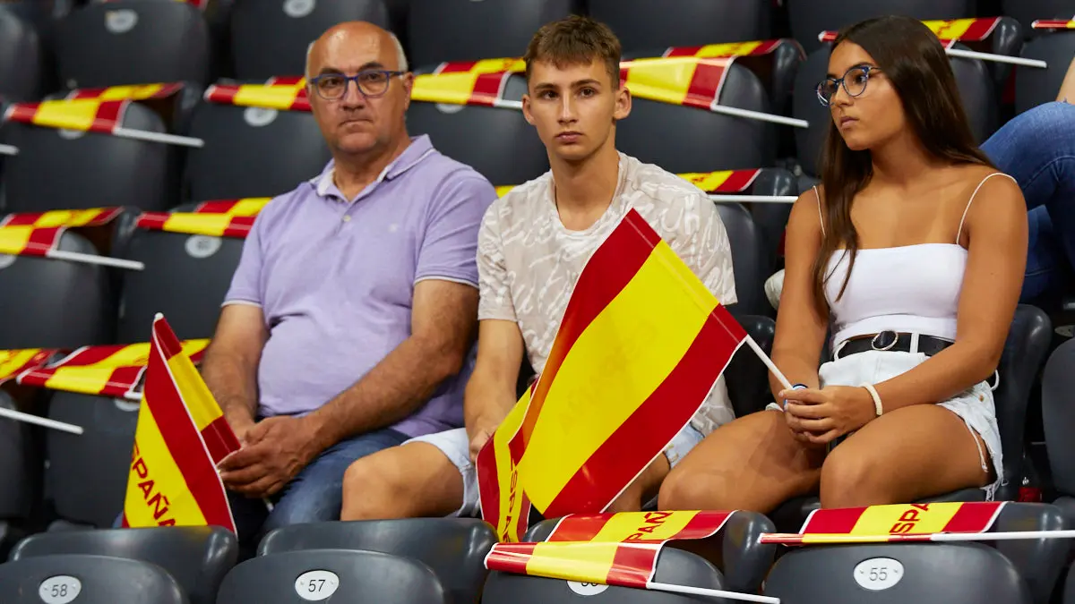 Partido entre las selecciones de baloncesto de España e Islandia correspondiente a la fase de clasificación para el Mundial de 2023 disputado en el pabellón Navarra Arena de Pamplona. IÑIGO ALZUGARAY