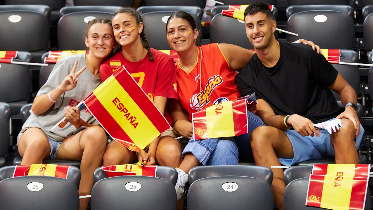 Partido entre las selecciones de baloncesto de España e Islandia correspondiente a la fase de clasificación para el Mundial de 2023 disputado en el pabellón Navarra Arena de Pamplona. IÑIGO ALZUGARAY