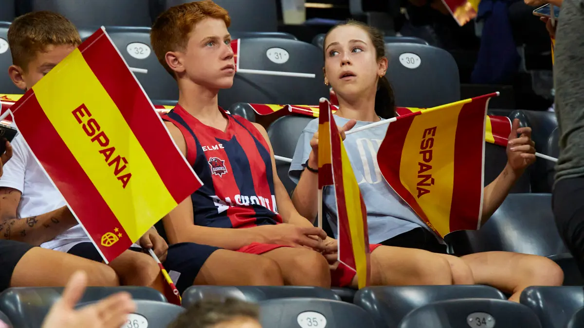 Partido entre las selecciones de baloncesto de España e Islandia correspondiente a la fase de clasificación para el Mundial de 2023 disputado en el pabellón Navarra Arena de Pamplona. IÑIGO ALZUGARAY