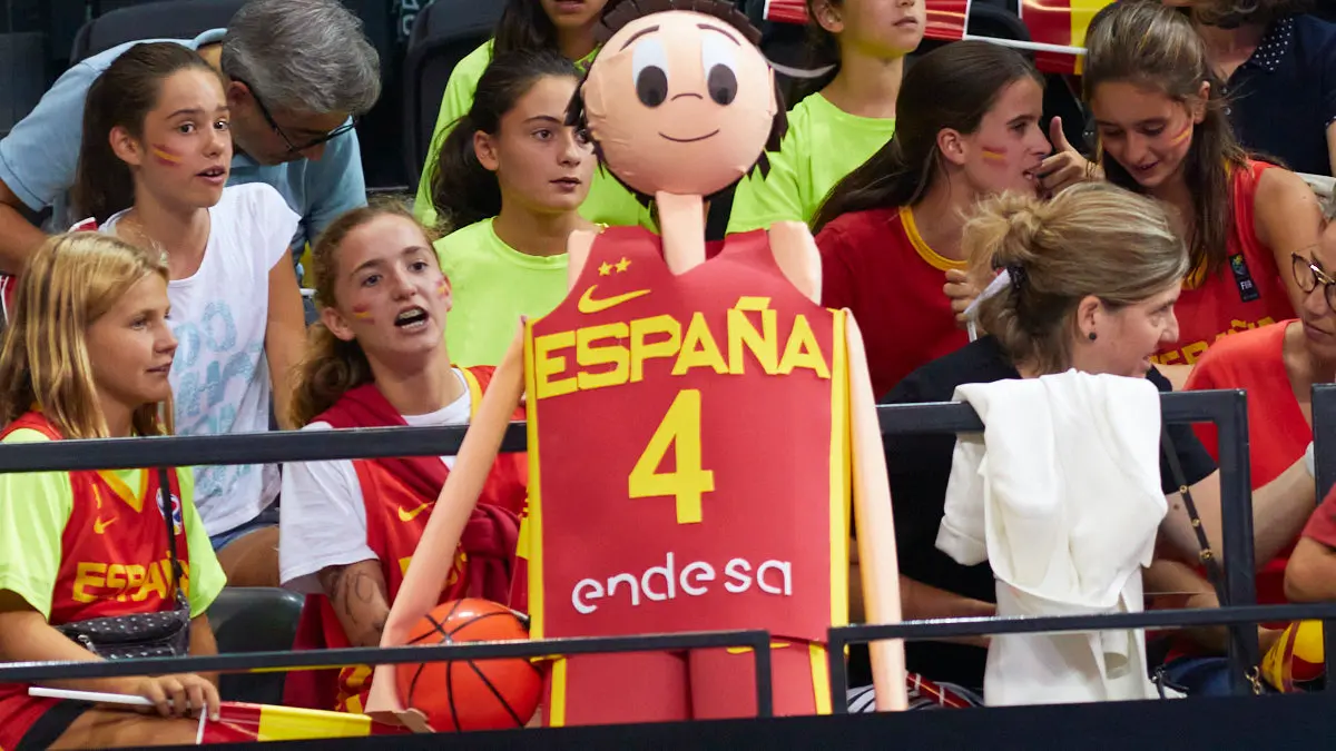 Partido entre las selecciones de baloncesto de España e Islandia correspondiente a la fase de clasificación para el Mundial de 2023 disputado en el pabellón Navarra Arena de Pamplona. IÑIGO ALZUGARAY
