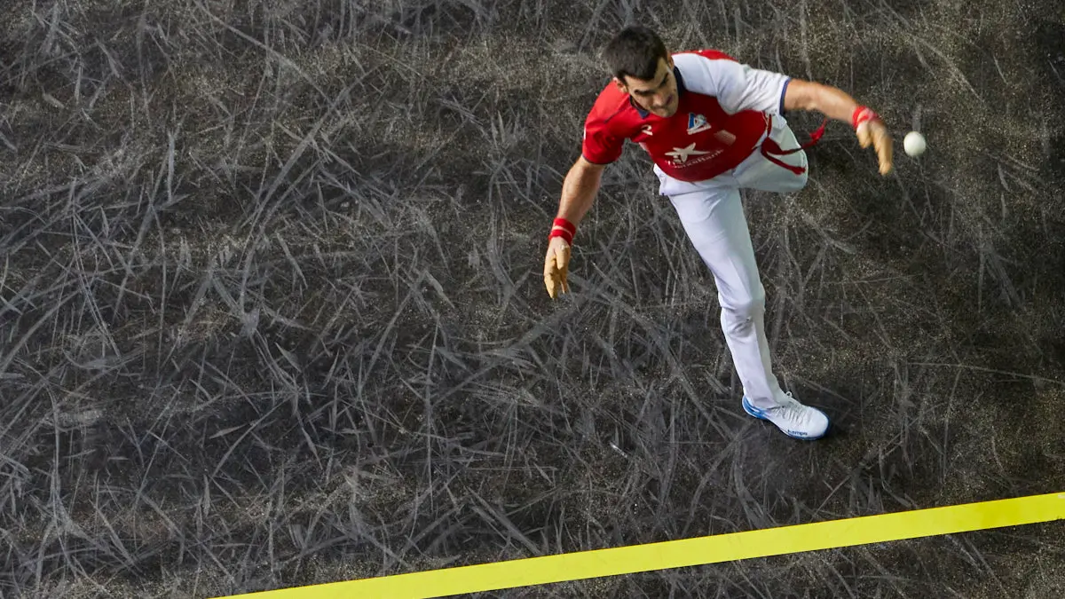 Partido de pelota de la semifinal del Masters Caixabank de parejas entre Ezkurdia-Mariezkurrena II y Jaka-Zabaleta celebrado en el Navarra Arena de Pamplona. IÑIGO ALZUGARAY