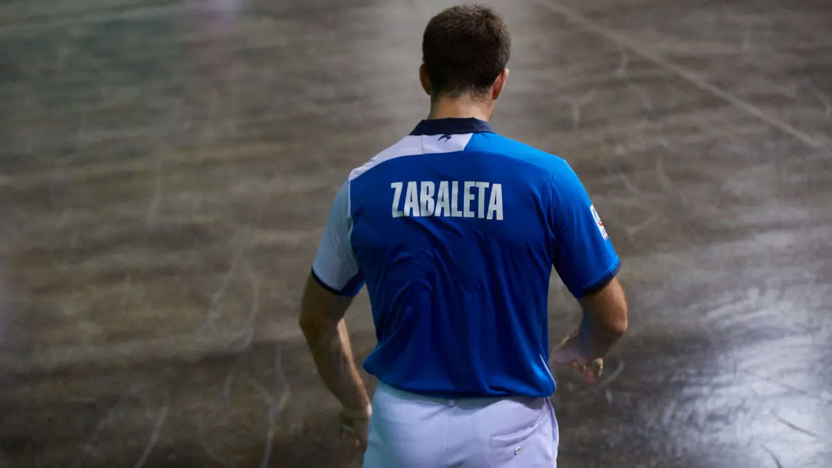 Partido de pelota de la semifinal del Masters Caixabank de parejas entre Ezkurdia-Mariezkurrena II y Jaka-Zabaleta celebrado en el Navarra Arena de Pamplona. IÑIGO ALZUGARAY