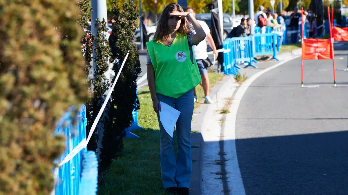 III Trofeo ciudad de Pamplona y Campeonato de España Combinada de patinaje Alpino en línea en la avenida Juan Pablo II de Pamplona. IÑIGO ALZUGARAY