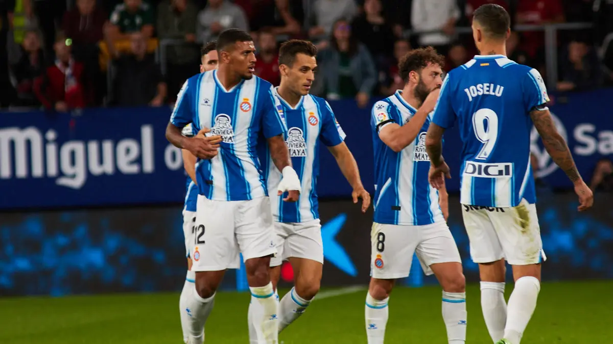 Partido de La Liga Santander entre CA Osasuna y RCD Espanyol disputado en el estadio de El Sadar. IÑIGO ALZUGARAY
