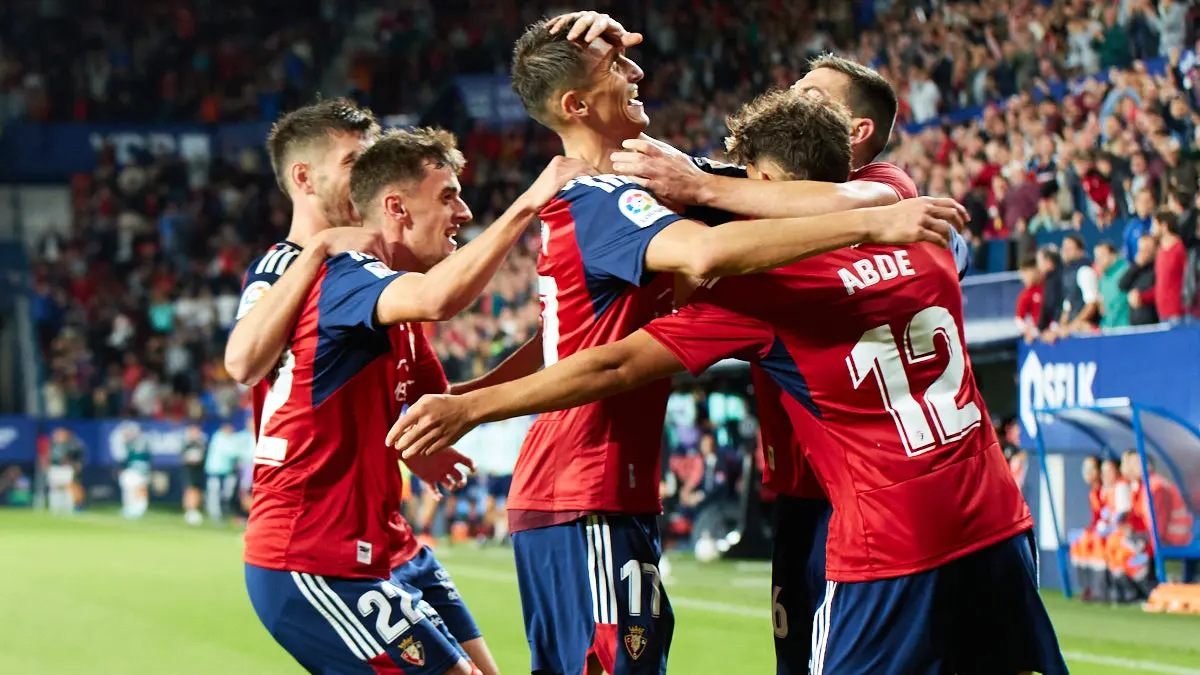 Partido de La Liga Santander entre CA Osasuna y RCD Espanyol disputado en el estadio de El Sadar. IÑIGO ALZUGARAY