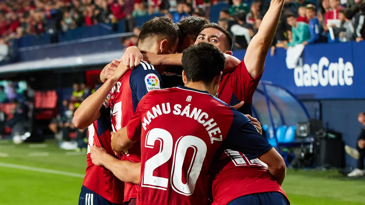 Partido de La Liga Santander entre CA Osasuna y RCD Espanyol disputado en el estadio de El Sadar. IÑIGO ALZUGARAY