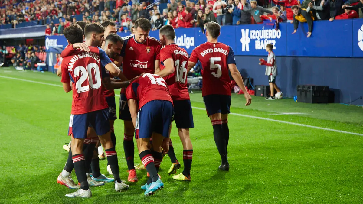 Partido de La Liga Santander entre CA Osasuna y RCD Espanyol disputado en el estadio de El Sadar. IÑIGO ALZUGARAY