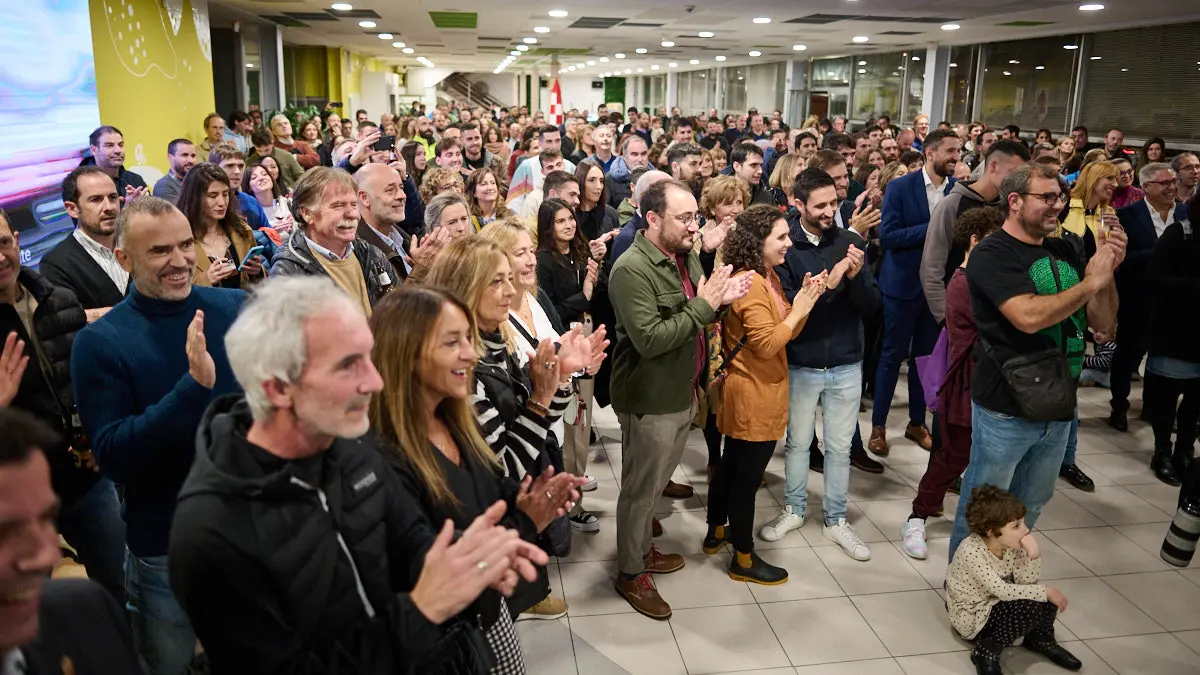 Imagen de la presentaci&oacute;n del nuevo laboratorio y la l&iacute;nea de impresi&oacute;n de alimentos en 3D de la empresa navarra Cocuus.  PABLO LASAOSA