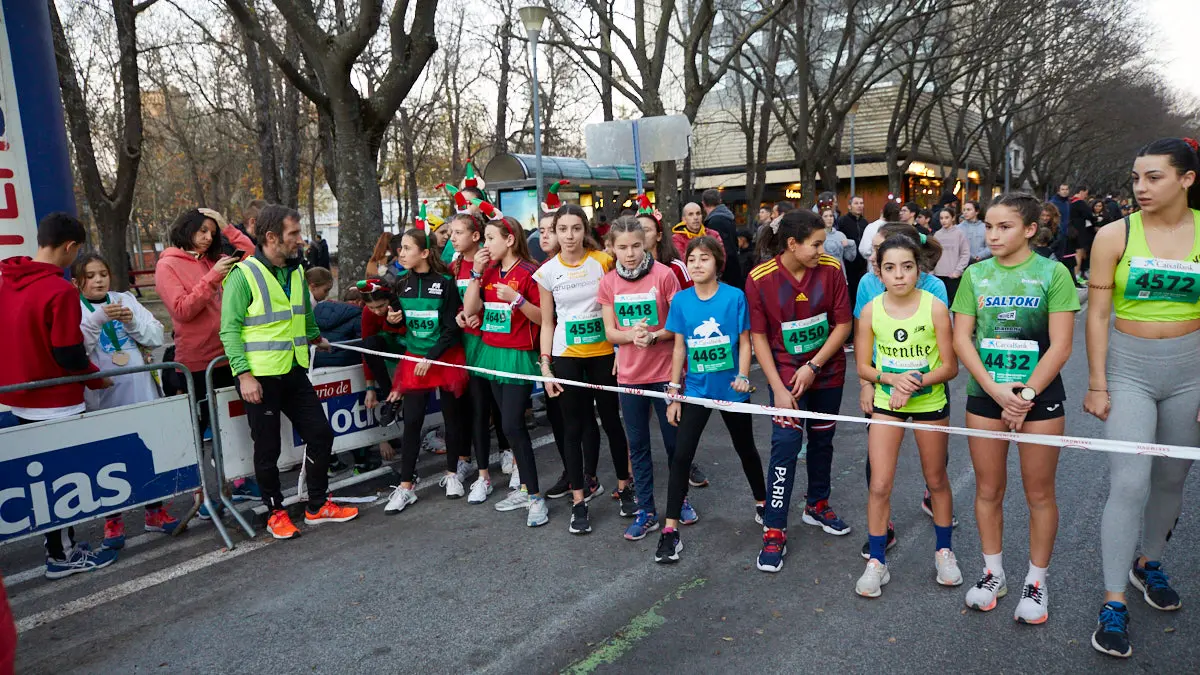 San Silvestre de Pamplona 2022 en categoría Sub 12 Masculino. IÑIGO ALZUGARAY