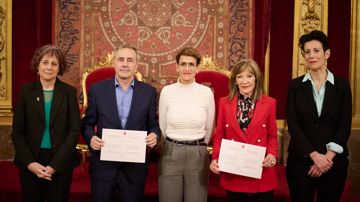 Acto de reconocimiento a las personas que durante 2022 han donado a la Comunidad foral objetos de valor histórico con destino a sus museos y archivos, u otro tipo de bienes significativos. PABLO LASAOSA
