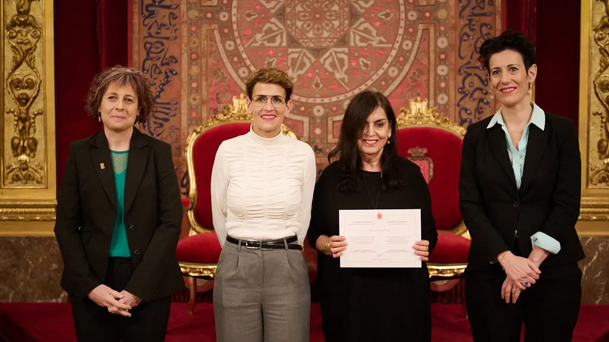 Acto de reconocimiento a las personas que durante 2022 han donado a la Comunidad foral objetos de valor histórico con destino a sus museos y archivos, u otro tipo de bienes significativos. PABLO LASAOSA