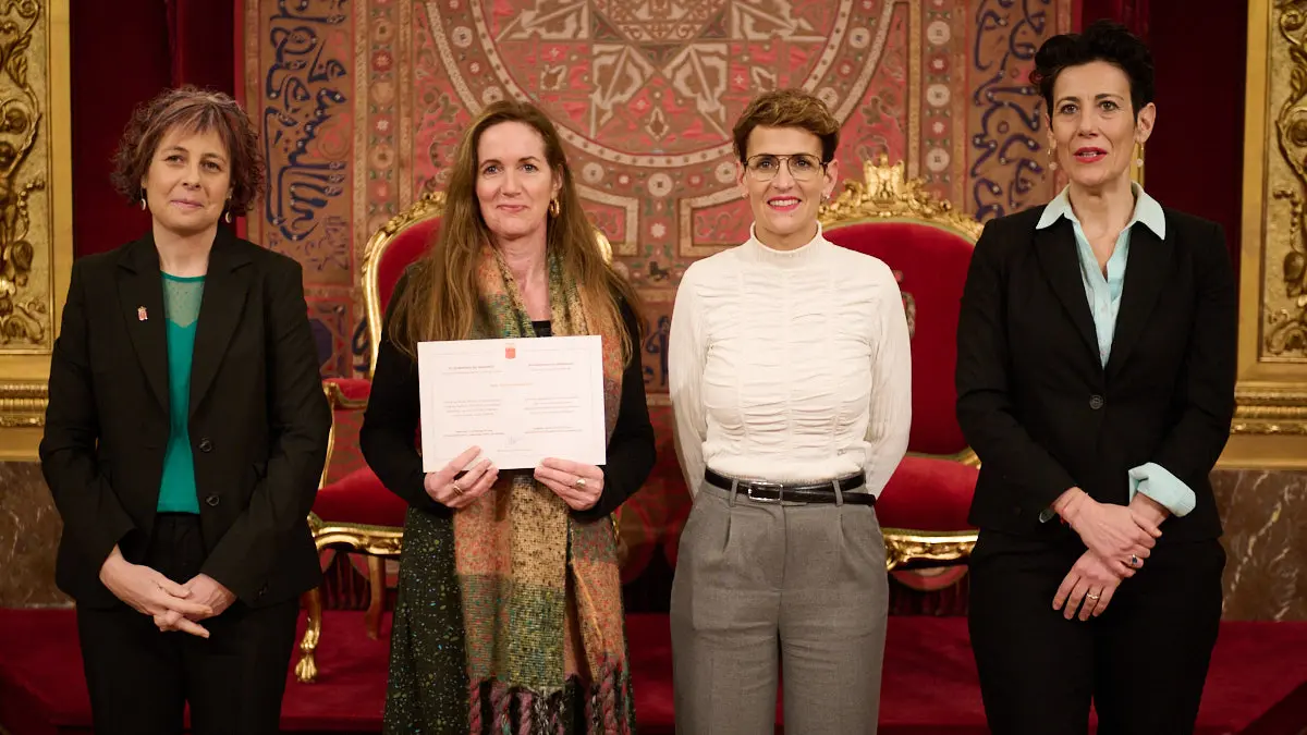 Acto de reconocimiento a las personas que durante 2022 han donado a la Comunidad foral objetos de valor histórico con destino a sus museos y archivos, u otro tipo de bienes significativos. PABLO LASAOSA
