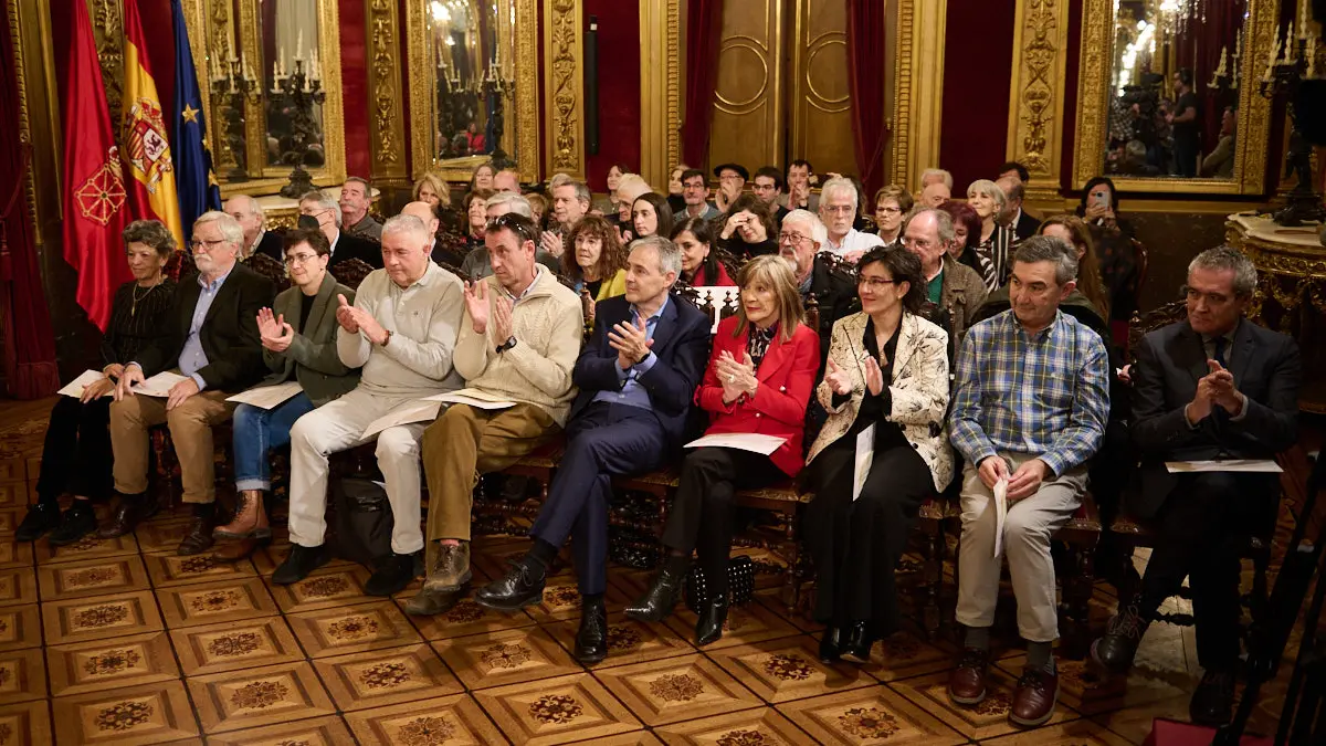 Acto de reconocimiento a las personas que durante 2022 han donado a la Comunidad foral objetos de valor histórico con destino a sus museos y archivos, u otro tipo de bienes significativos. PABLO LASAOSA