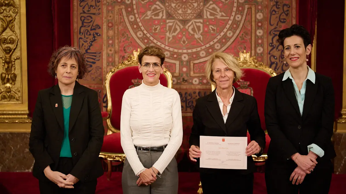 Acto de reconocimiento a las personas que durante 2022 han donado a la Comunidad foral objetos de valor histórico con destino a sus museos y archivos, u otro tipo de bienes significativos. PABLO LASAOSA
