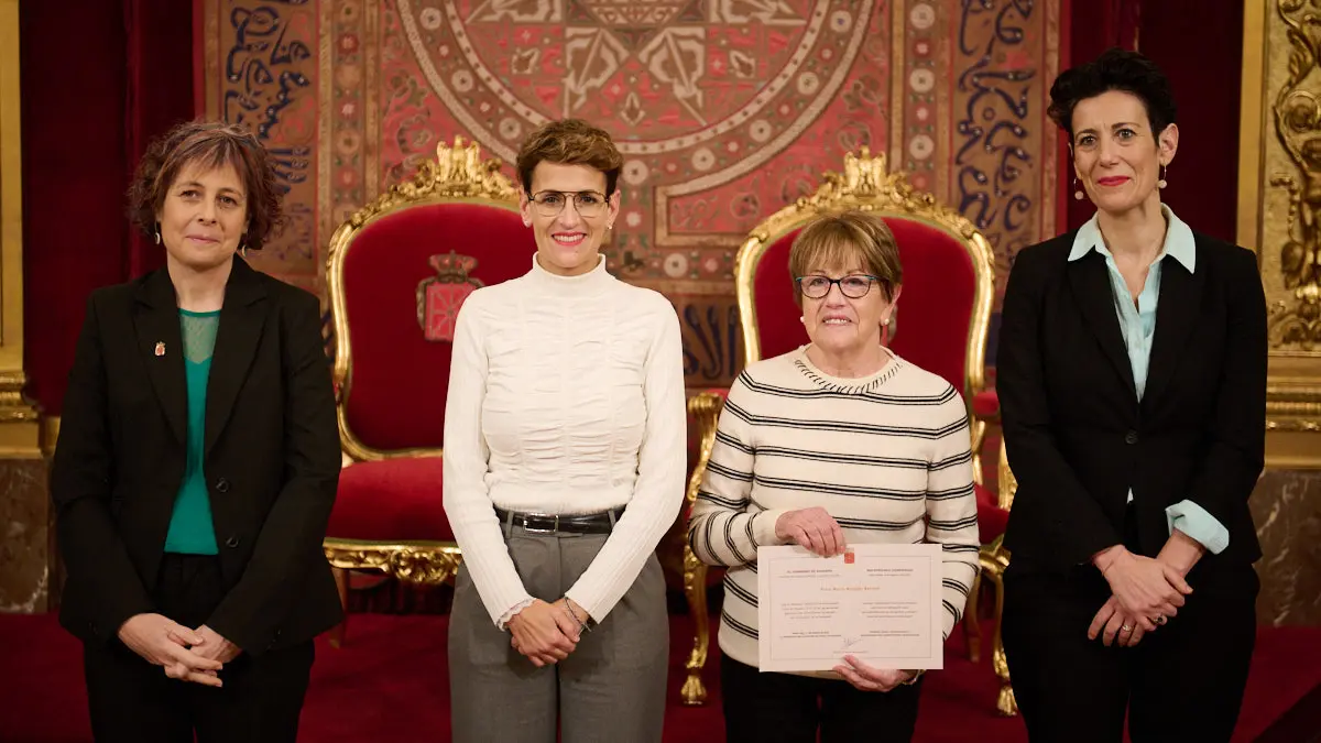 Acto de reconocimiento a las personas que durante 2022 han donado a la Comunidad foral objetos de valor histórico con destino a sus museos y archivos, u otro tipo de bienes significativos. PABLO LASAOSA