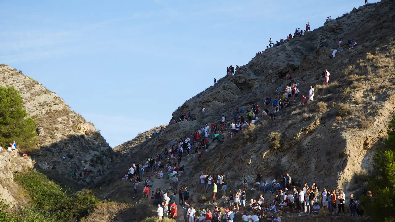 Tercer encierro del Pilón de Falces 2023. IÑIGO ALZUGARAY