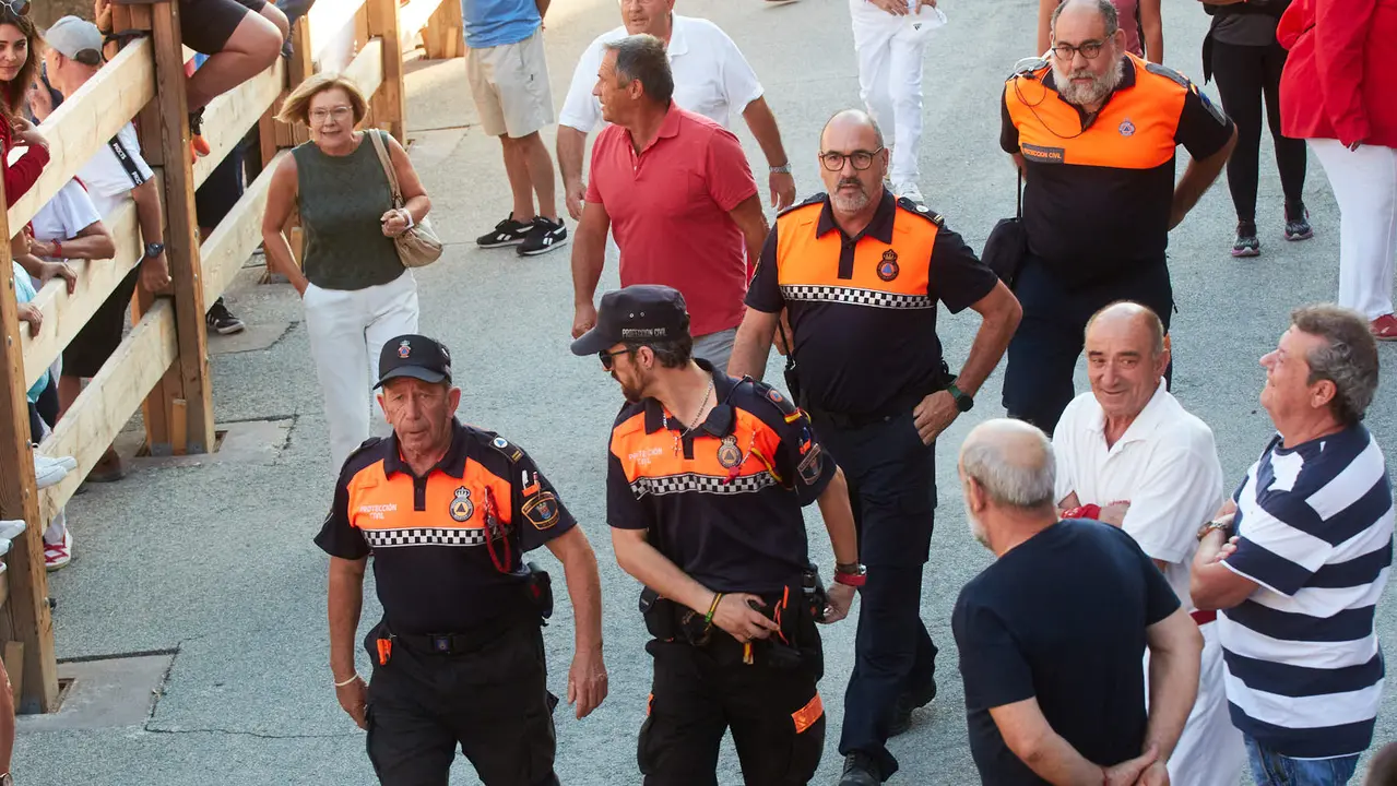 Tercer encierro del Pilón de Falces 2023. IÑIGO ALZUGARAY