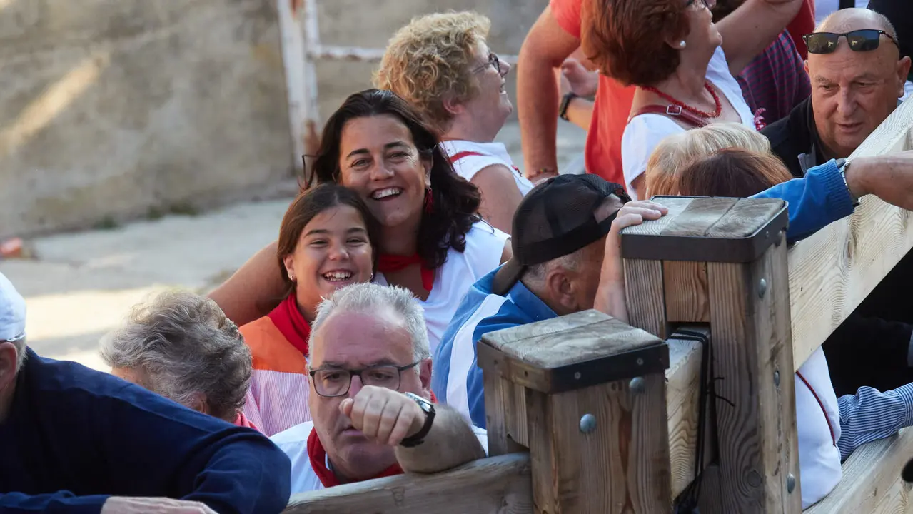 Tercer encierro del Pilón de Falces 2023. IÑIGO ALZUGARAY