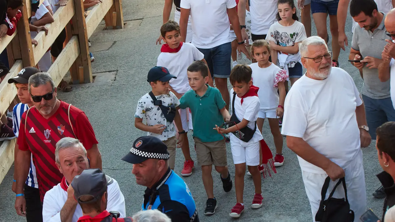 Tercer encierro del Pilón de Falces 2023. IÑIGO ALZUGARAY
