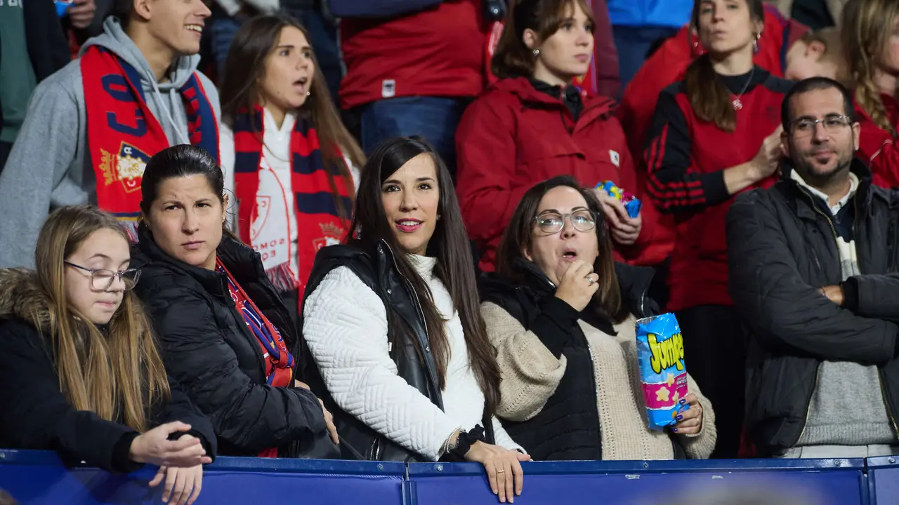 La grada del estadio de El Sadar durante el partido de La Liga EA Sports entre CA Osasuna y UD Las Palmas disputado en Pamplona. IÑIGO ALZUGARAY
