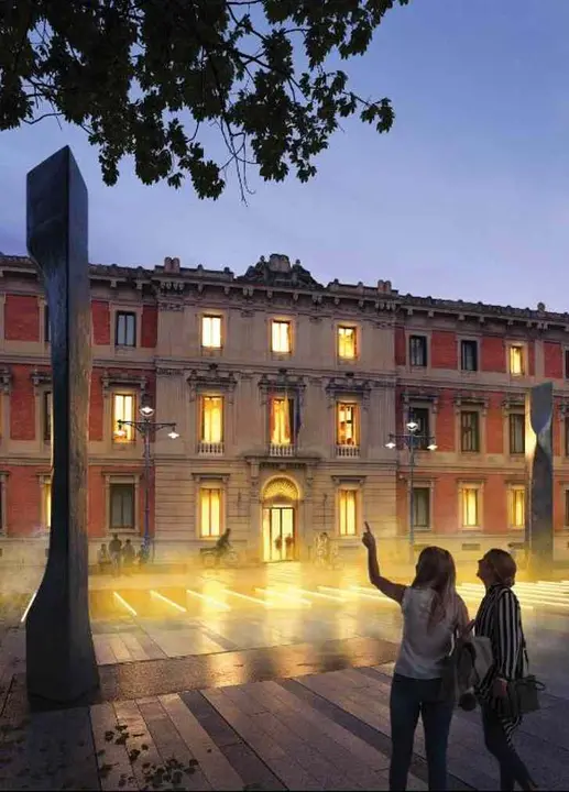 Recreación de la reforma del Paseo de Sarasate Pamplona. AYUNTAMIENTO DE PAMPLONA