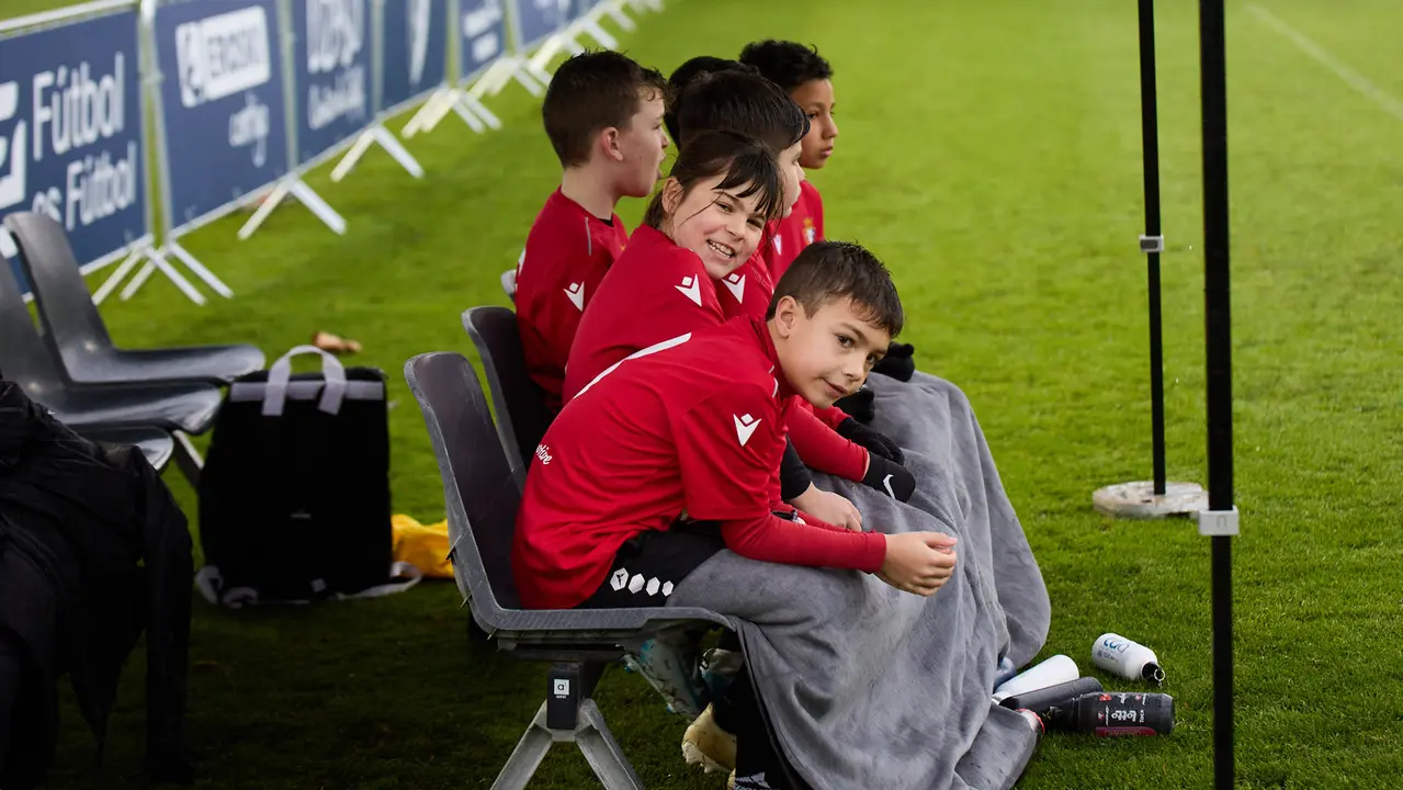Final del XLII Torneo Interescolar de Osasuna en categoría benjamín mixto disputado en las instalaciones de Tajonar. IÑIGO ALZUGARAY