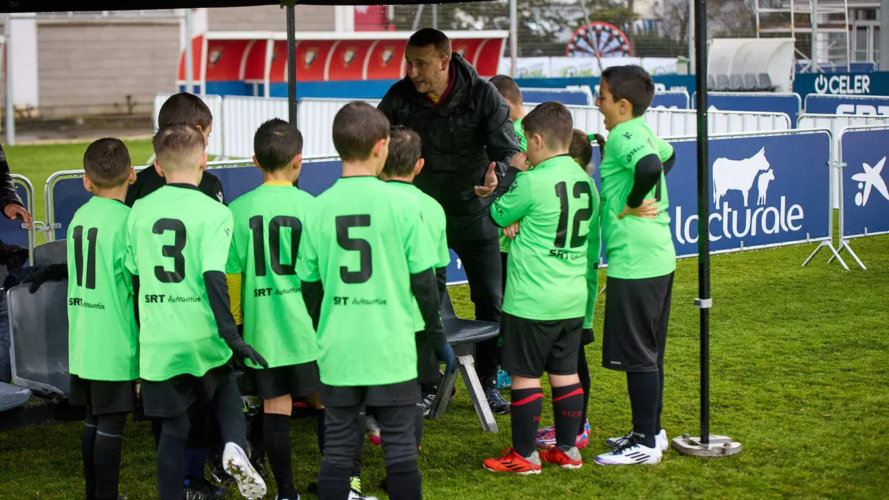 Final del XLII Torneo Interescolar de Osasuna en categoría benjamín mixto disputado en las instalaciones de Tajonar. IÑIGO ALZUGARAY