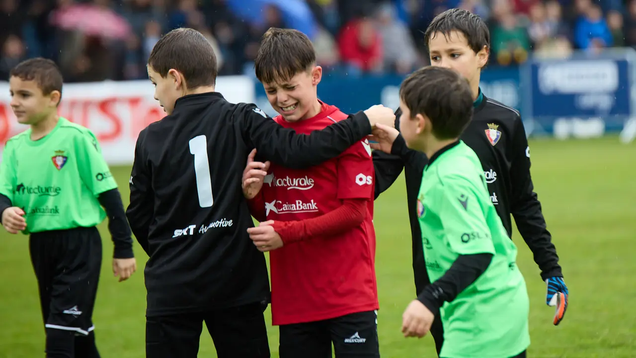 Final del XLII Torneo Interescolar de Osasuna en categoría benjamín mixto disputado en las instalaciones de Tajonar. IÑIGO ALZUGARAY