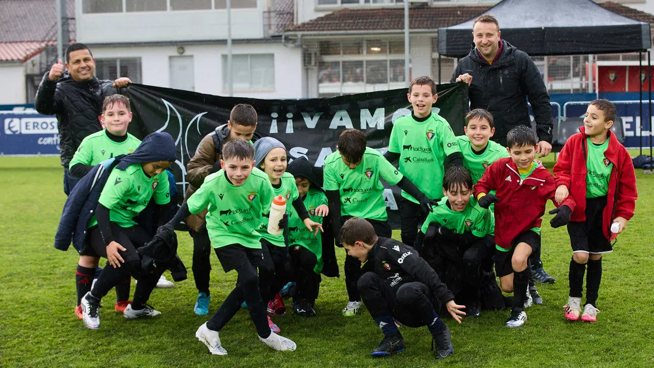 Final del XLII Torneo Interescolar de Osasuna en categoría benjamín mixto disputado en las instalaciones de Tajonar. IÑIGO ALZUGARAY